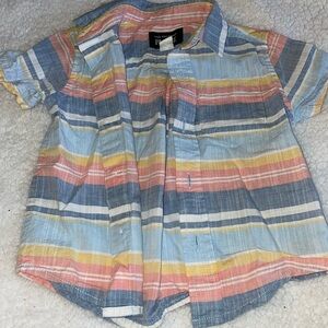 EUC Children’s place Short sleeve button down stripe